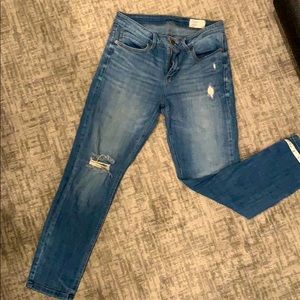 Cosmic Blue Love Skinny Jeans